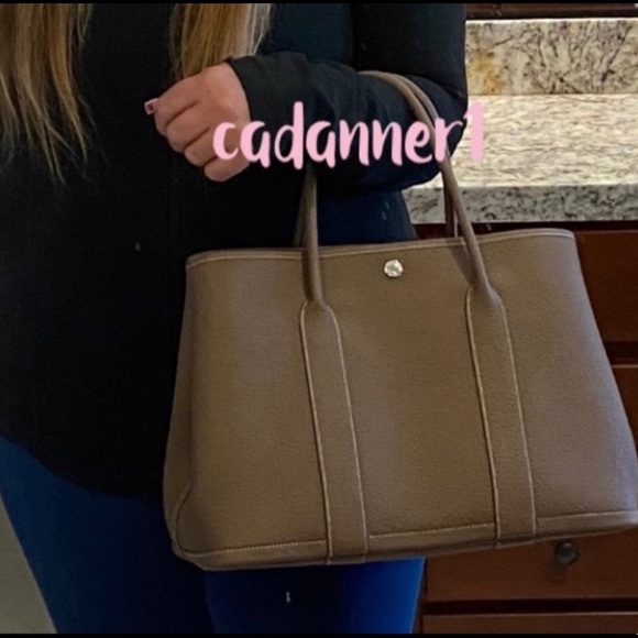 ‼️SOLD‼️💯Authentic Hermes Garden Party 36MM Etoupe - Picture 4 of 15